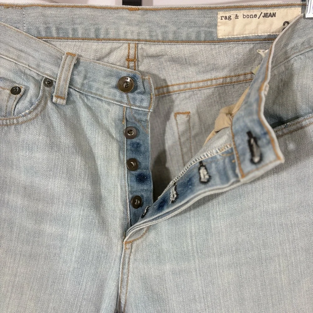 Rag & Bone Frayed Hem Jeans Women’s Size 29 - Charleston Wash